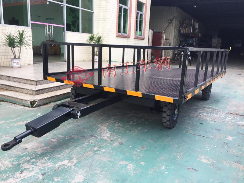 无动力叉车牵引6吨护栏型开云（中国）黑色