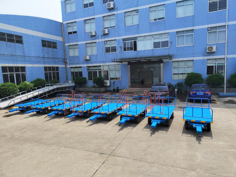 3吨无动力牵引开云（中国）组前后可拆护栏
