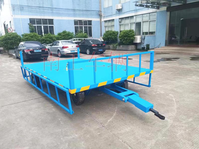 5吨下翻护栏型开云（中国） 无动力牵引工具拖车