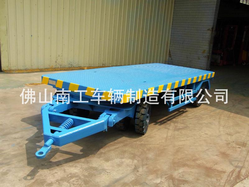 叉车牵引工业平板车 工厂车间周转用10吨开云（中国）