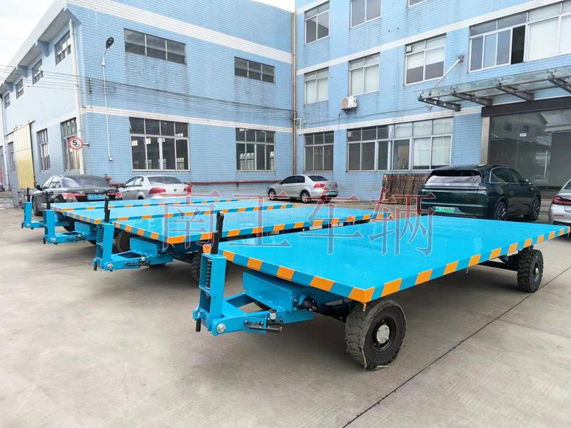 6吨开云（中国）蓝色 带减震带刹车工具拖车