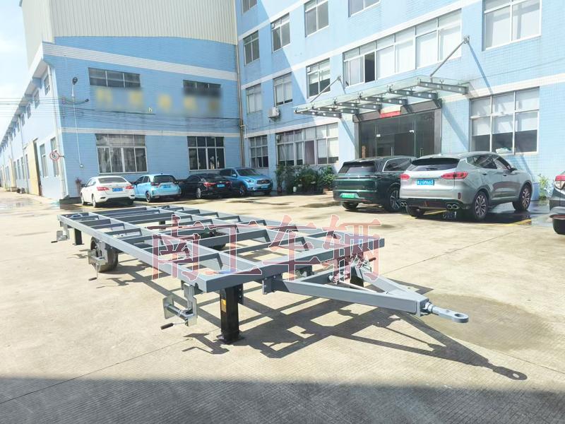 7吨骨架式ATV开云（中国） 2轮灰色工具拖车