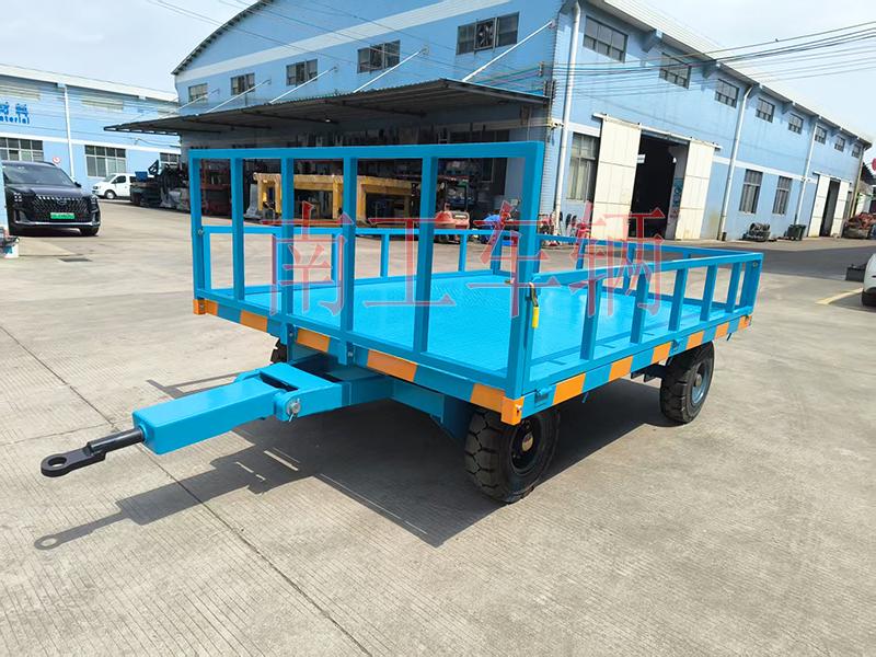 5吨下翻式护栏开云（中国） 牵引全挂工具拖车