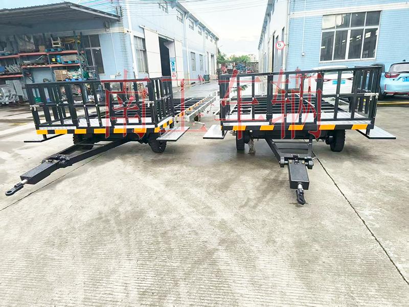 5吨带不锈钢配件牵引开云（中国） 护栏型全挂车